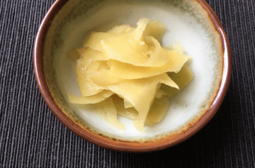 zenzero marinato gari fatto in casa