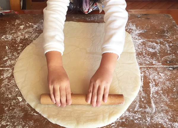 preparazione di mochi