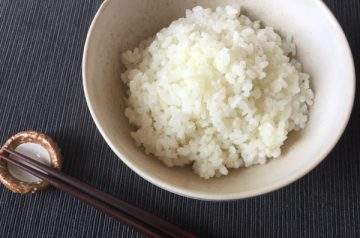 riso bollito in bianco gohan