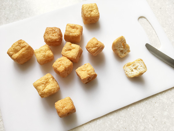 Cubetti di Tofu fritti cinesi