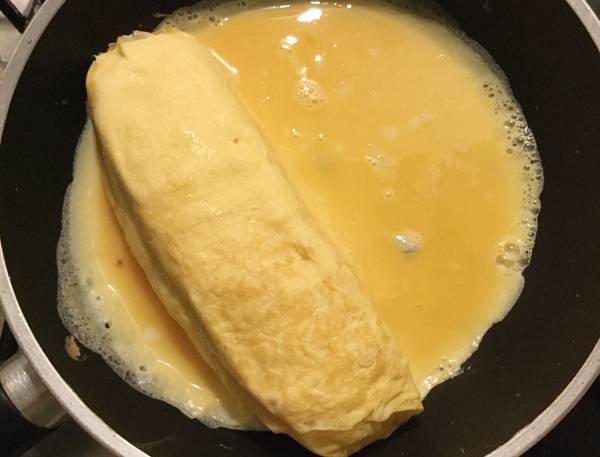 frittata al dashi arrotolata dashimaki tamago