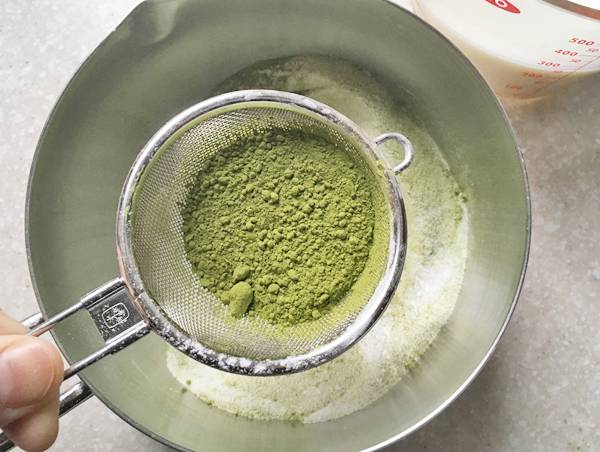 ricetta di gelato al matcha