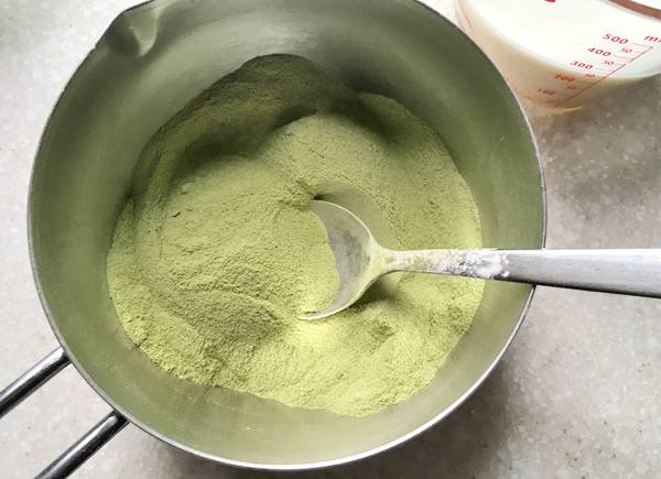 ricetta di gelato al matcha