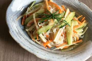 insalata con vermicelli di soia