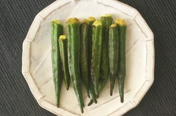 okra saltati alla salsa di soia