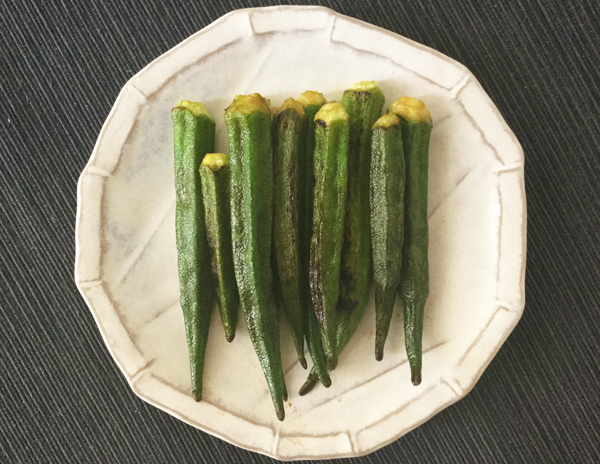 okra saltati alla salsa di soia