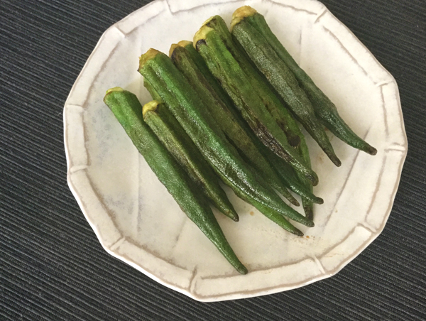 okra saltato in padella alla salsa di soia