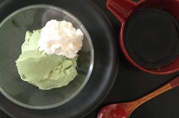 panna cotta al matcha