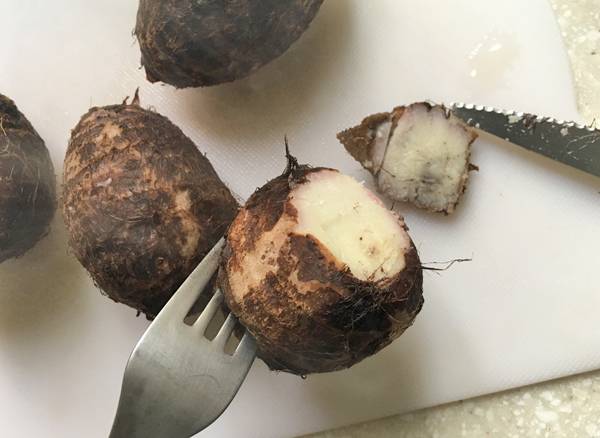 ricetta di polpette di taro