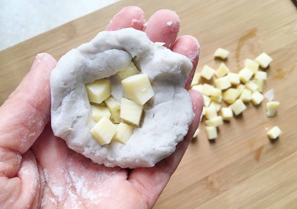 ricetta di polpette di taro