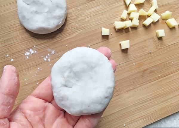 ricetta di polpette di taro