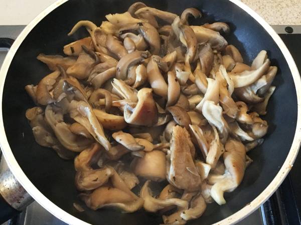 Riso bollito ai funghi