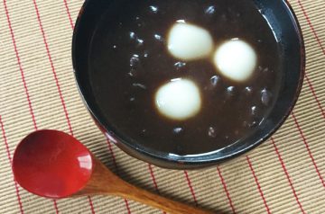 zenzai con shiratama dango