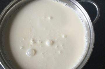 latte di soia (succo estratto di soia) fatto in casa