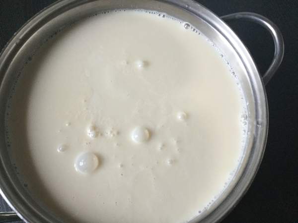 latte di soia (succo estratto di soia) fatto in casa