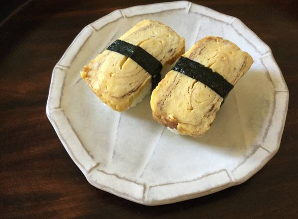sushi con frittata