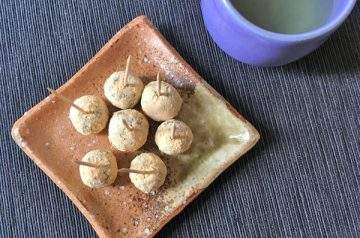 tartufini con farina di soia tostata