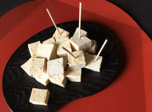 tofu marinato al miso