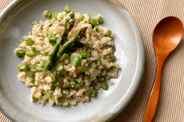 riso integrale agli asparagi