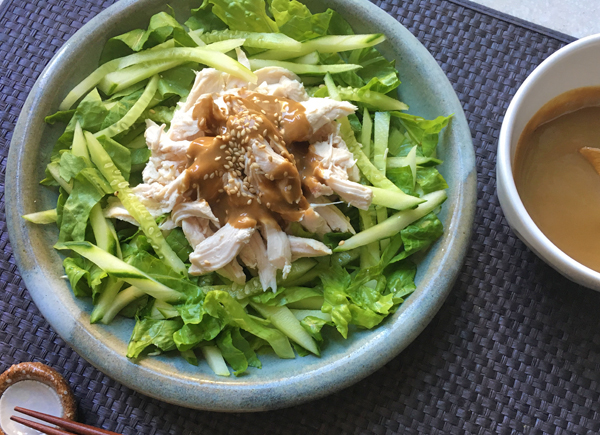 insalata di pollo alla salsa di sesamo (ban ban ji)