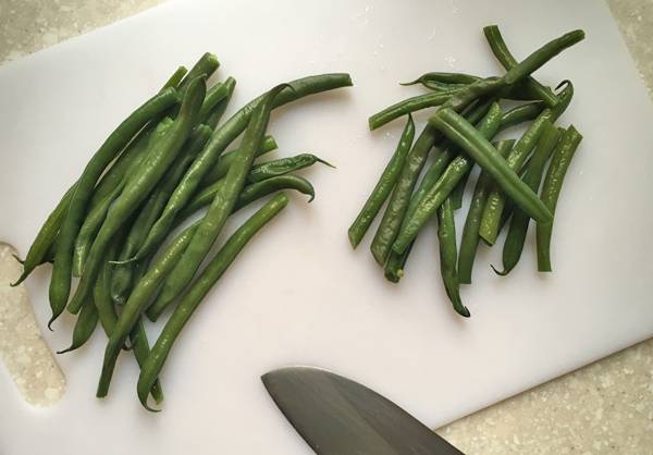 fagiolini alla salsa di miso e sesamo