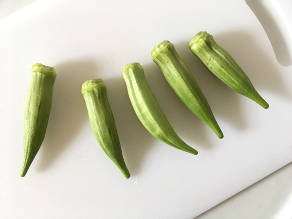 fusilli con tonno e okra