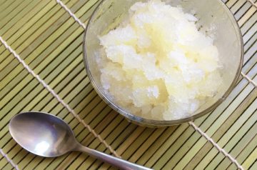 granita di limone e zenzero