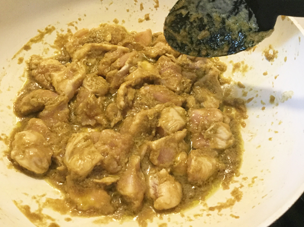 ricetta di curry verde