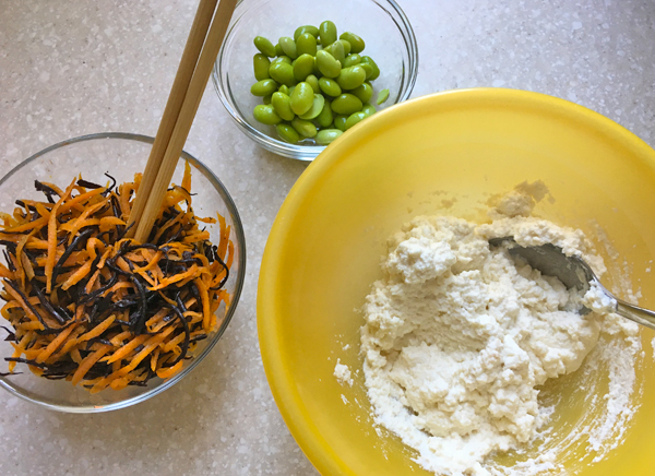 insalata con hijiki e ricotta