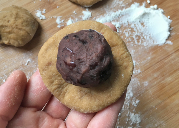 ricetta di kokuto manju