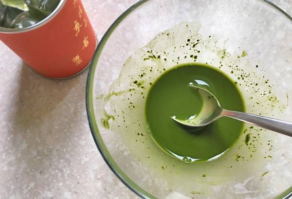 Marmellata di fagioli al matcha