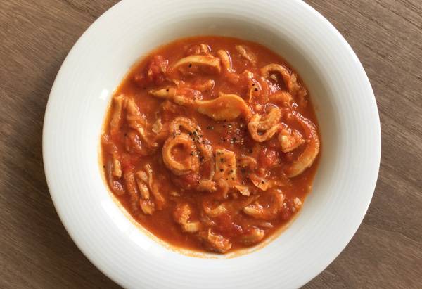 trippa al pomodoro con miso