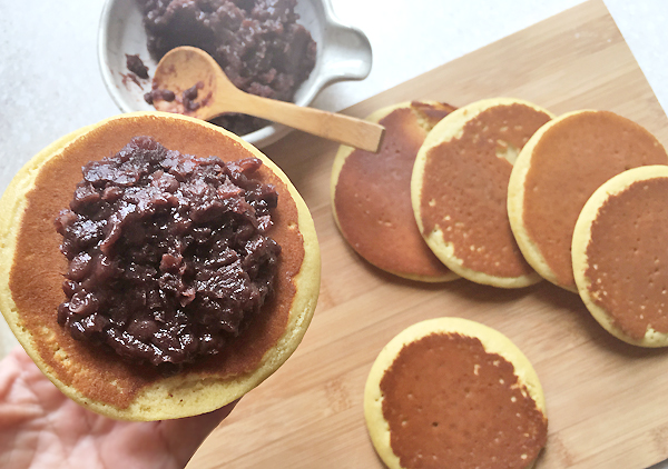 ricetta di dorayaki con farina di riso