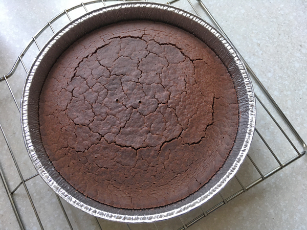 Torta al cacao con farina di riso e cocco