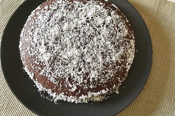 torta al cacao con farina di riso e cocco