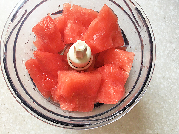 Granita di anguria con agar agar