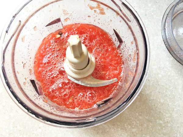 Granita di anguria con agar agar