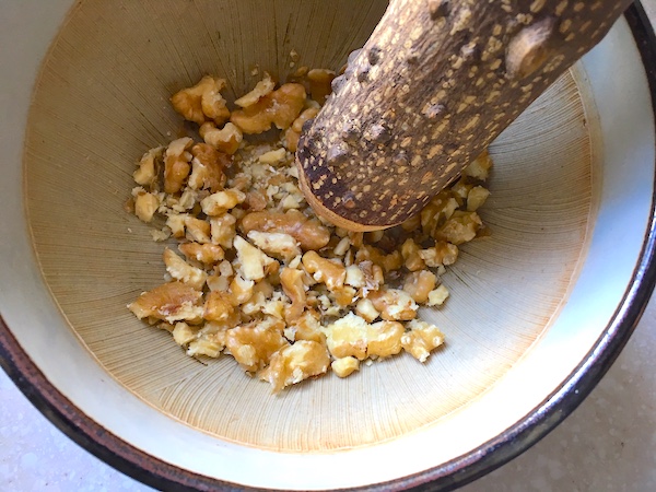 gnocchi di riso al caffe con noci