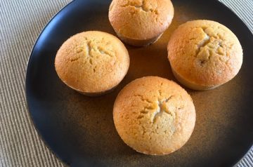 cupcakes con avanzi di polenta