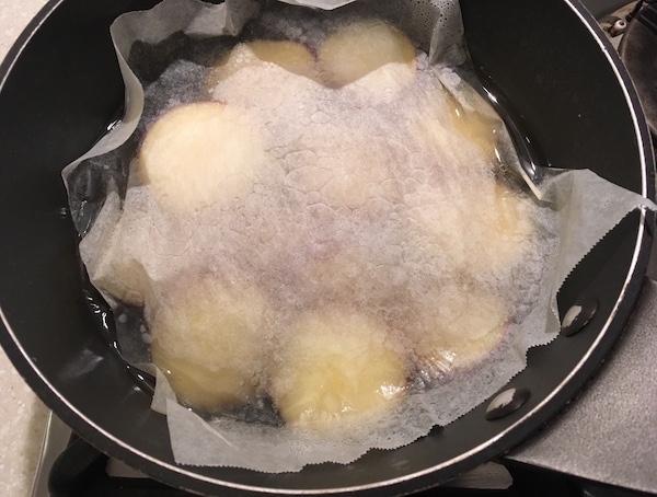 patata dolce cotta al limone