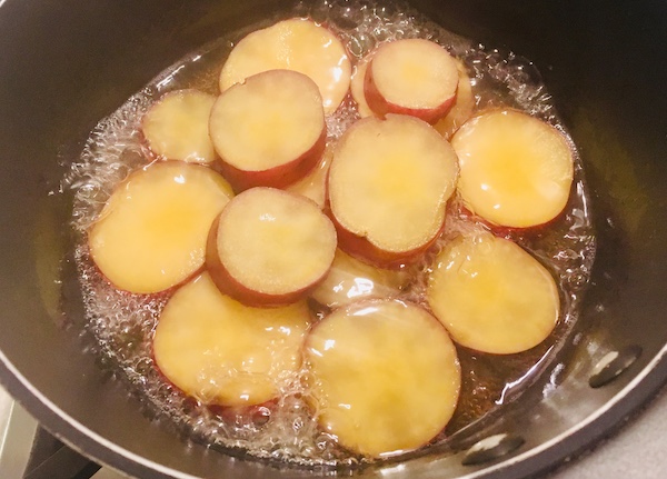 patata dolce cotta al limone