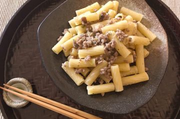 ragu bianco con shiitake