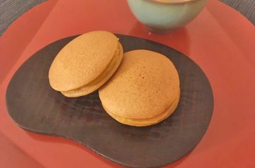 kokuto dorayaki con crema di zucca