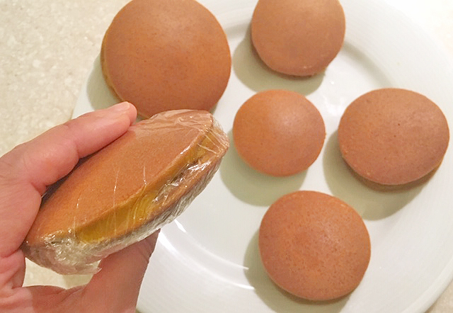 kokuto dorayaki con crema di zucca