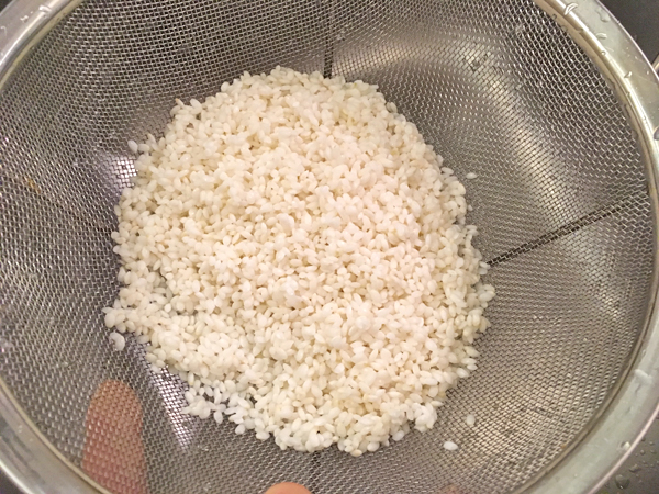 minestra di riso con sette erbette