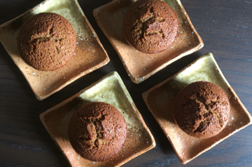 muffin con grano saraceno e caffe