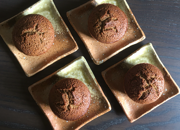 muffin con grano saraceno e caffe