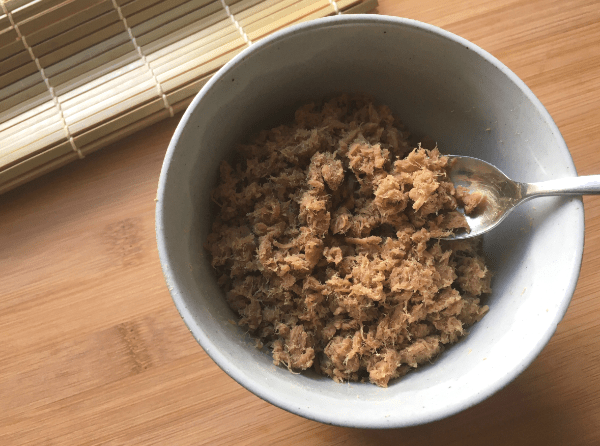 preparare soboro di tonno