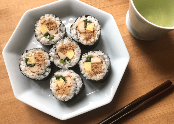 ricetta di sushi arrotolato