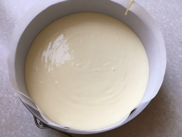 cheesecake cotto con farina di riso